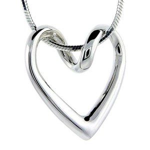 1" Heart Necklace